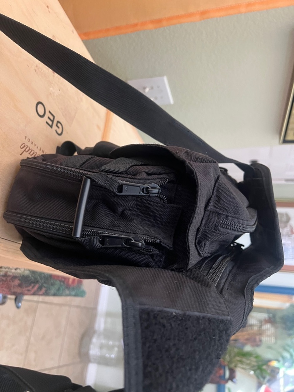 5.11 Tactical Black Crossbody Messenger Sling Pack - Picture 5 of 5